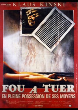 affiche du film FOU A TUER