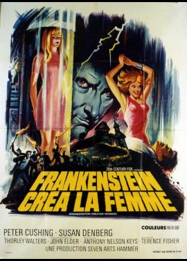 FRANKENSTEIN CREATED WOMAN movie poster