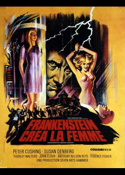 FRANKENSTEIN CREATED WOMAN movie poster