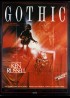 affiche du film GOTHIC