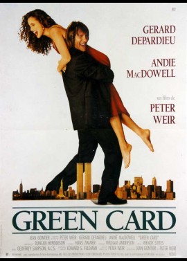 GREEN CARD movie poster