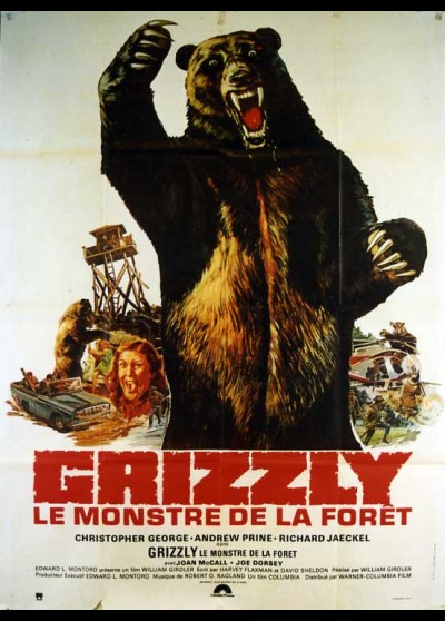 affiche du film GRIZZLY LE MONSTRE DE LA FORET