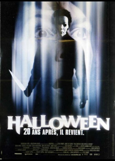 HALLOWEEN H20 20 YEARS LATER movie poster