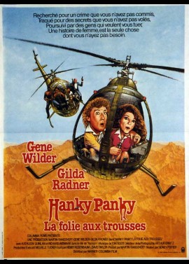 affiche du film HANKY PANKY / LA FOLIE AUX TROUSSES