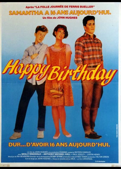 SIXTEEN CANDLES / 16 CANDLES movie poster