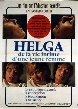 affiche du film HELGA DE LA VIE INTIME D'UNE JEUNE FEMME