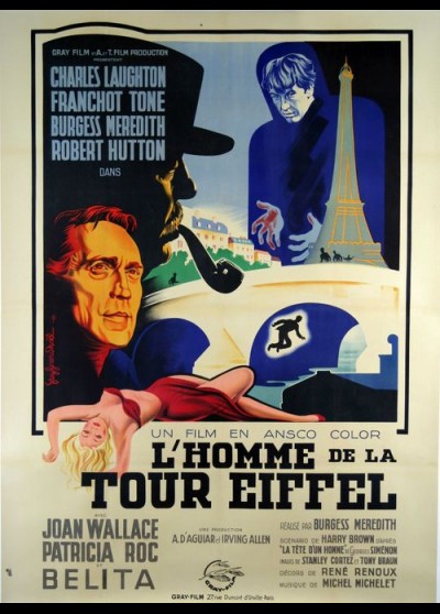 affiche du film HOMME DE LA TOUR EIFFEL (L')