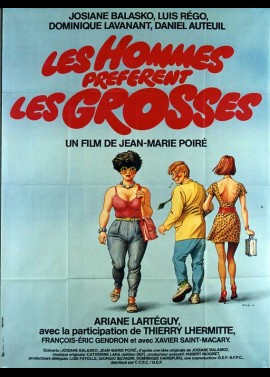 affiche du film HOMMES PREFERENT LES GROSSES (LES)