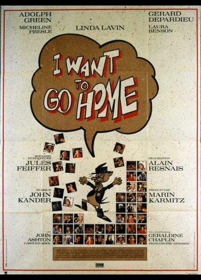 affiche du film I WANT TO GO HOME