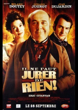 affiche du film IL NE FAUT JURER DE RIEN