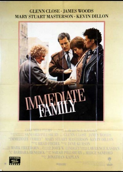 affiche du film IMMEDIATE FAMILY