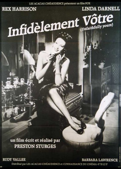 affiche du film INFIDELEMENT VOTRE