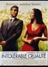 INTOLERABLE CRUELTY movie poster