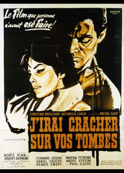 affiche du film J'IRAI CRACHER SUR VOS TOMBES