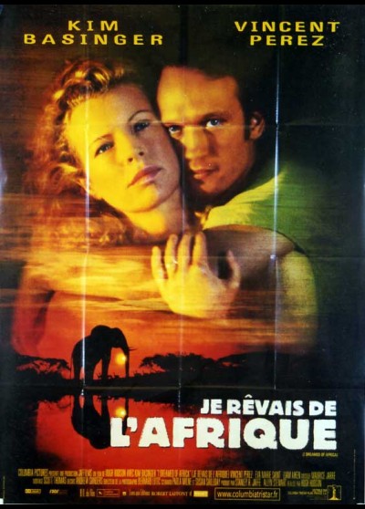 affiche du film JE REVAIS DE L'AFRIQUE