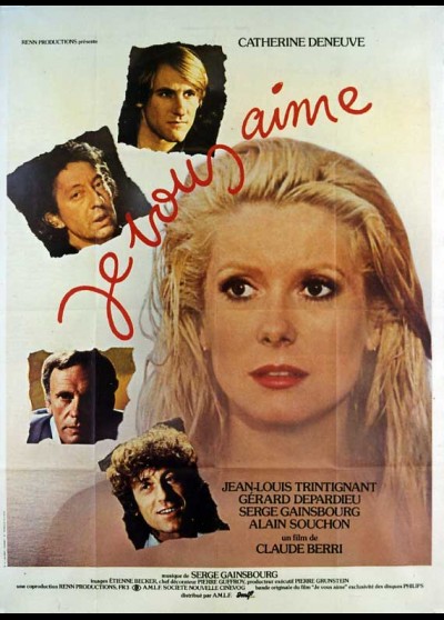 affiche du film JE VOUS AIME