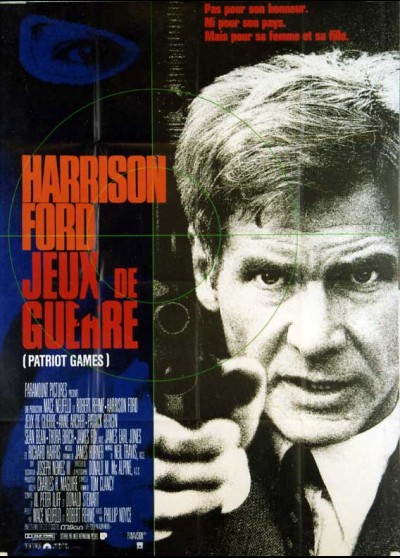 PATRIOT GAMES movie poster