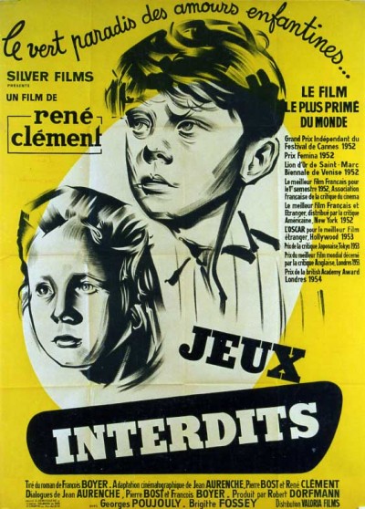 JEUX INTERDITS movie poster