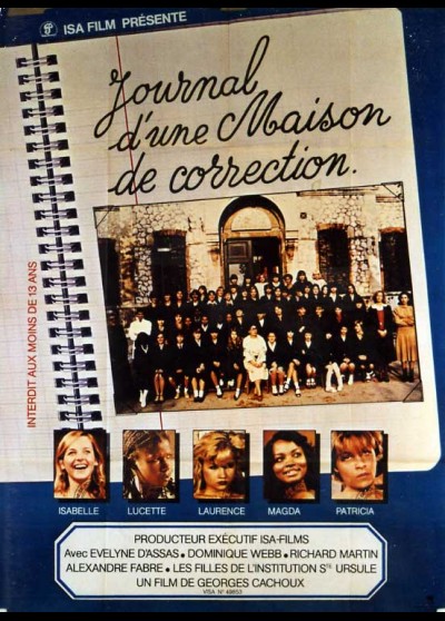 JOURNAL D'UNE MAISON DE CORRECTION movie poster