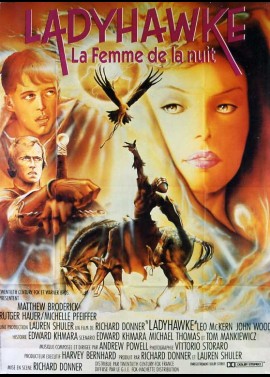 affiche du film LADYHAWKE LA FEMME DE LA NUIT