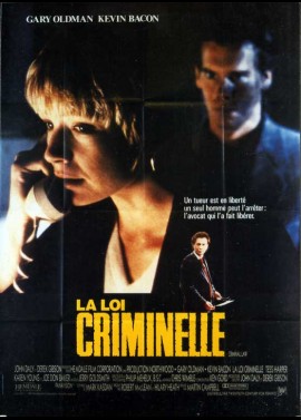 affiche du film LOI CRIMINELLE (LA)