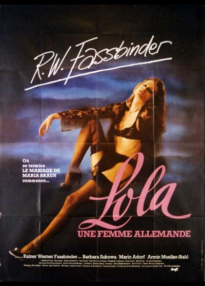 affiche du film LOLA UNE FEMME ALLEMANDE