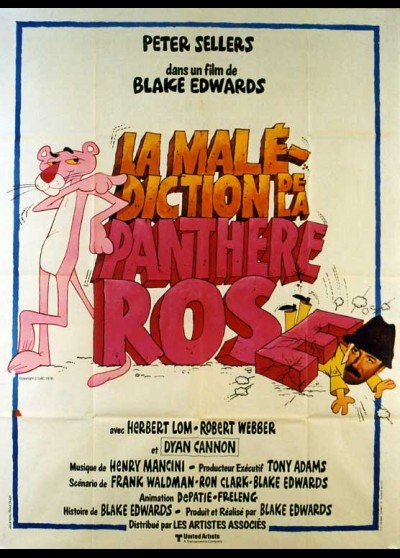 affiche du film MALEDICTION DE LA PANTHERE ROSE (LA)