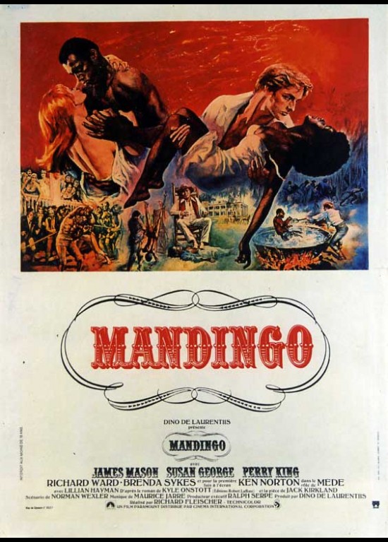 poster MANDINGO Richard Fleischer - CINESUD movie posters