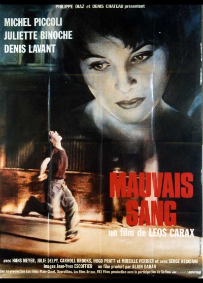 affiche du film MAUVAIS SANG