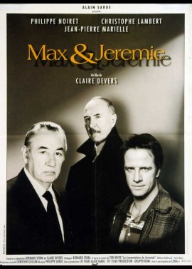 affiche du film MAX ET JEREMIE