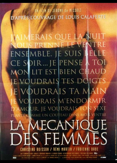 affiche du film MECANIQUE DES FEMMES (LA)