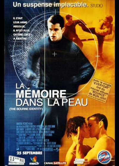 affiche du film MEMOIRE DANS LA PEAU (LA)