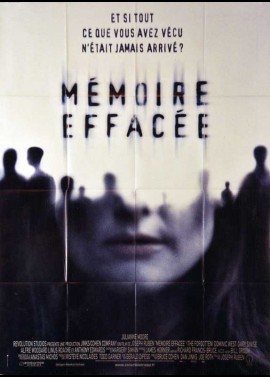 affiche du film MEMOIRE EFFACEE