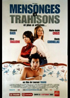 affiche du film MENSONGES ET TRAHISONS ET PLUS SI AFFINITES