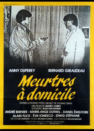 MEURTRES A DOMICILE movie poster