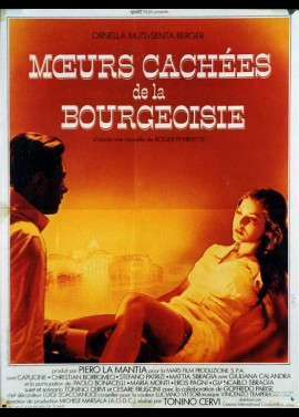 affiche du film MOEURS CACHEES DE LA BOURGEOISIE
