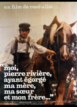 affiche du film MOI PIERRE RIVIERE AYANT EGORGE MA MERE MA SOEUR ET MON FRERE