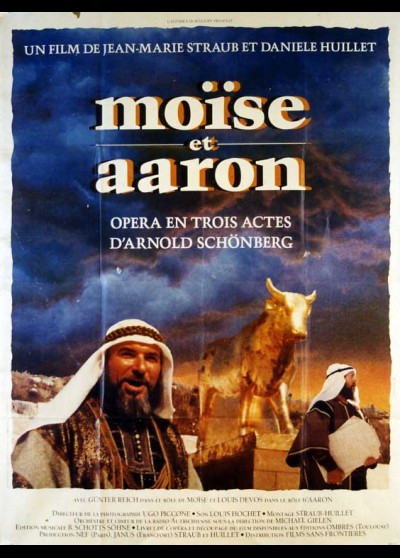 affiche du film MOISE ET AARON