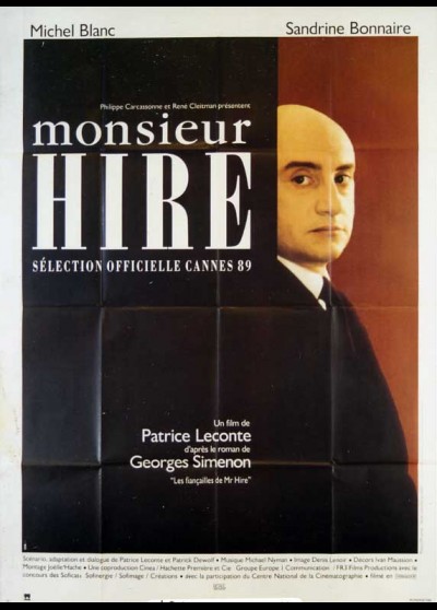 MONSIEUR HIRE movie poster