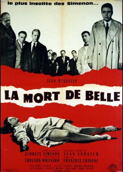 affiche du film MORT DE BELLE (LA)