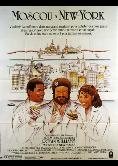 MOSCOW ON THE HUDSON movie poster