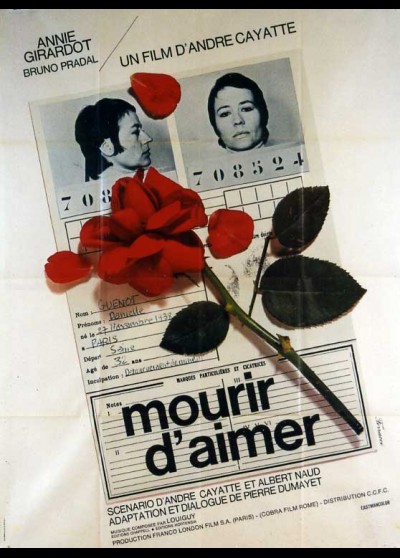 affiche du film MOURIR D'AIMER