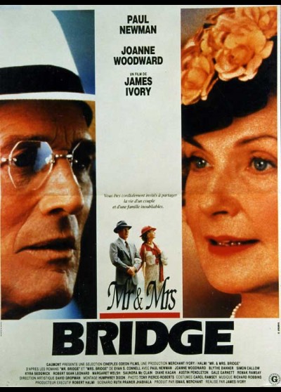 affiche du film MR ET MRS BRIDGE / MONSIEUR ET MADAME BRIDGE