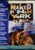 NAKED IN NEW YORK movie poster