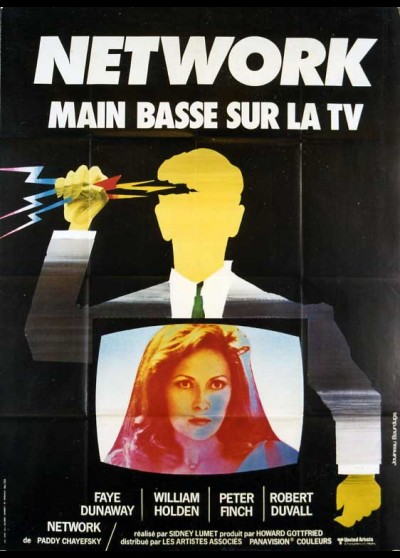 affiche du film NETWORK MAIN BASSE SUR LA TV