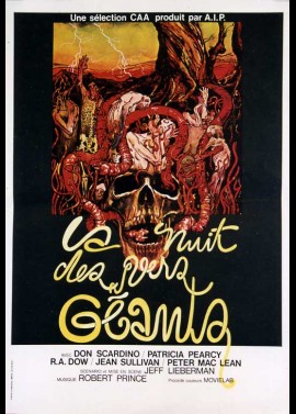 affiche du film NUIT DES VERS GEANTS (LA)