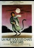 affiche du film NUIT TOUS LES CHATS SONT GRIS (LA)