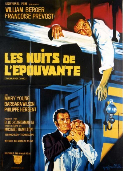 affiche du film NUITS DE L'EPOUVANTE (LES)