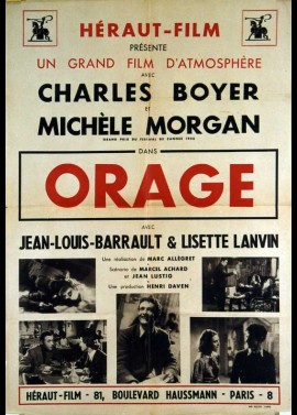 affiche du film ORAGE