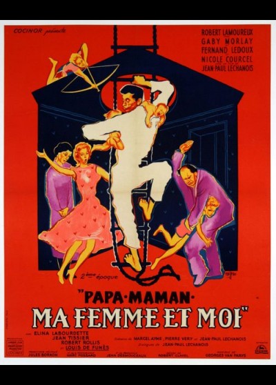 affiche du film PAPA MAMAN MA FEMME ET MOI